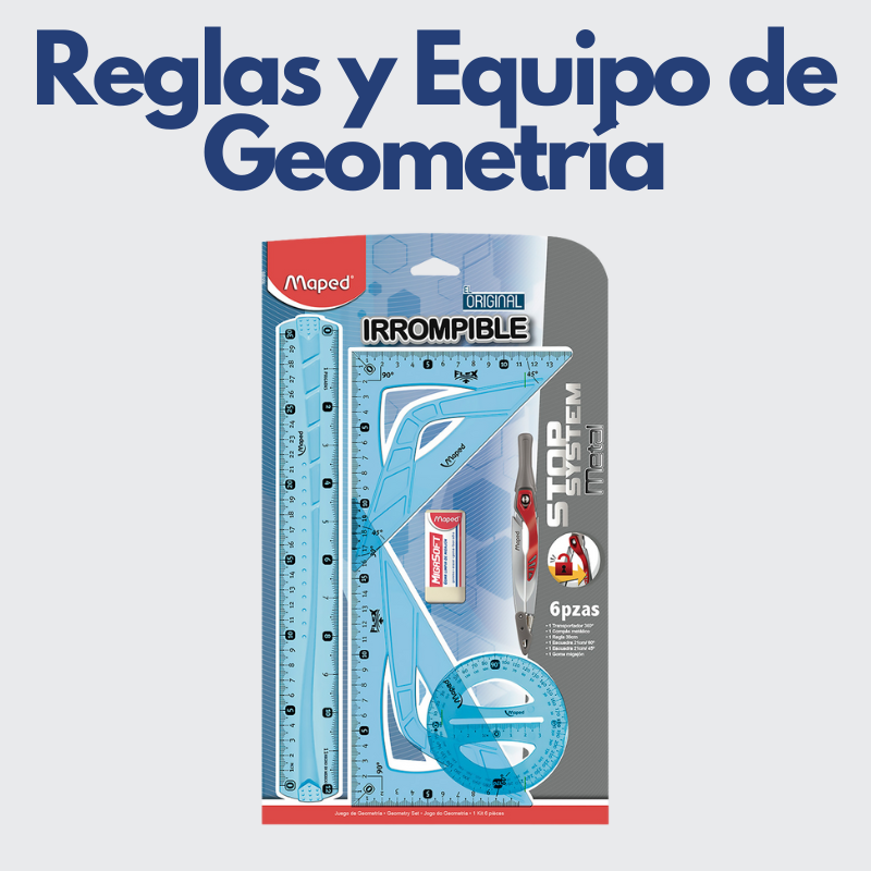 Reglas y Equipo de Geometr铆a