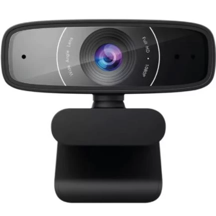 Cámara web asus webcam c3 fhd 360 grados micrófono beamforming usb color negro - ASUS - SKU ASUS WEBCAM C3