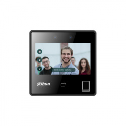 Control de Acceso y Asistencia Dahua, Reconocimiento Facial, LCD, Pantalla Touch 4.3", 3,000 Rostros, 5,000 Huellas, 3,000 Tarjetas, Wi... - DAHUA - SKU DHI-ASI3214A-W