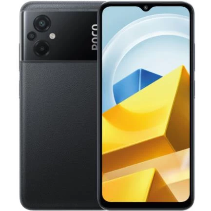 Smartphone xiaomi poco m5 6.58" 128gb/4gb cámara 50mp+2mp+2mp/5mp mediatek android 12 color negro - XIAOMI - SKU POCOM5-NEGRO/4+128